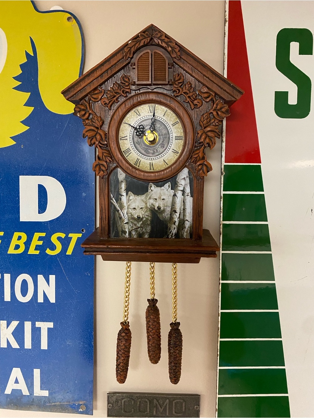 The Bradford Exchange Timeless Encounter Cuckoo Clock Working Limited Edition